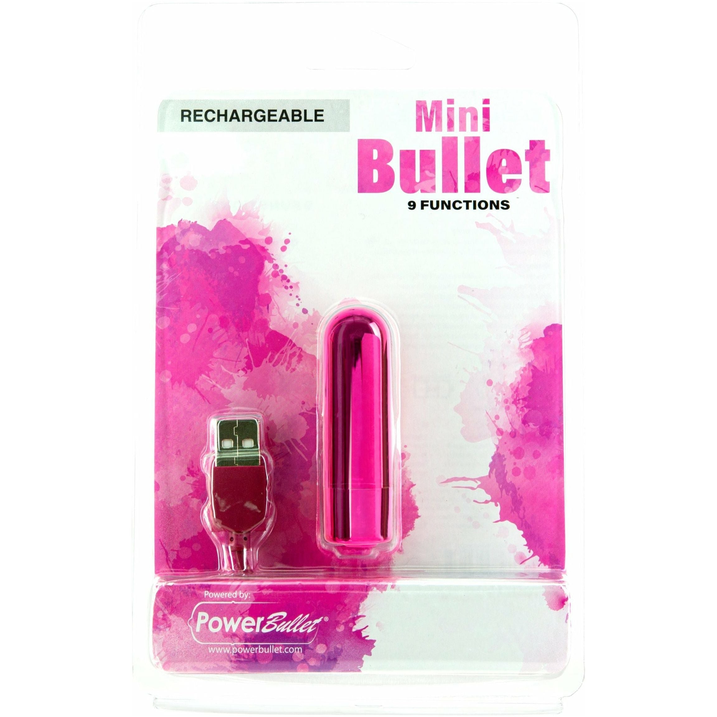 BMS - Mini vibromasseur Bullet - Rechargeable - Rose