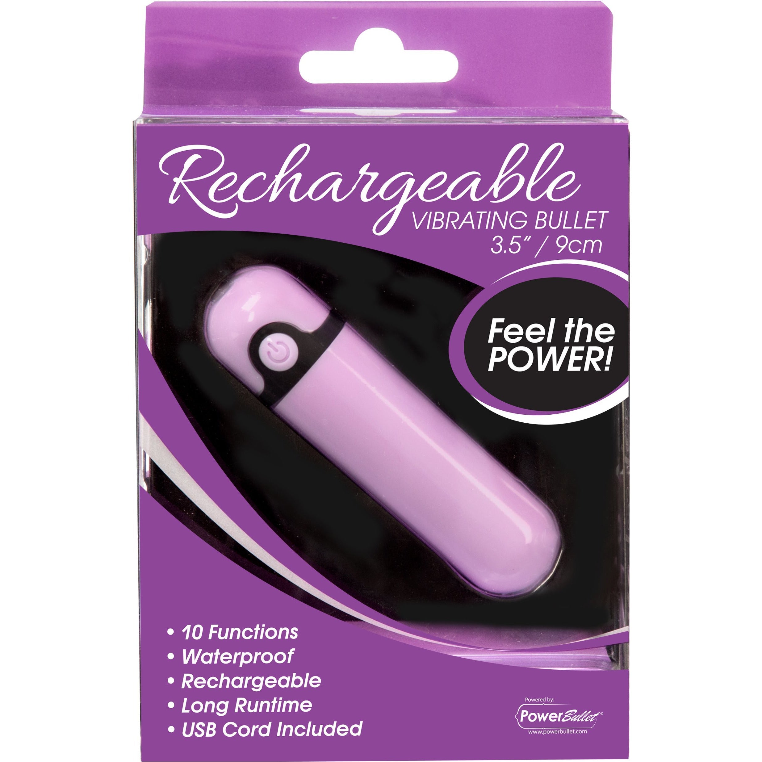 Simple & True 3.5" Bullet Vibrator - Rechargeable - Purple