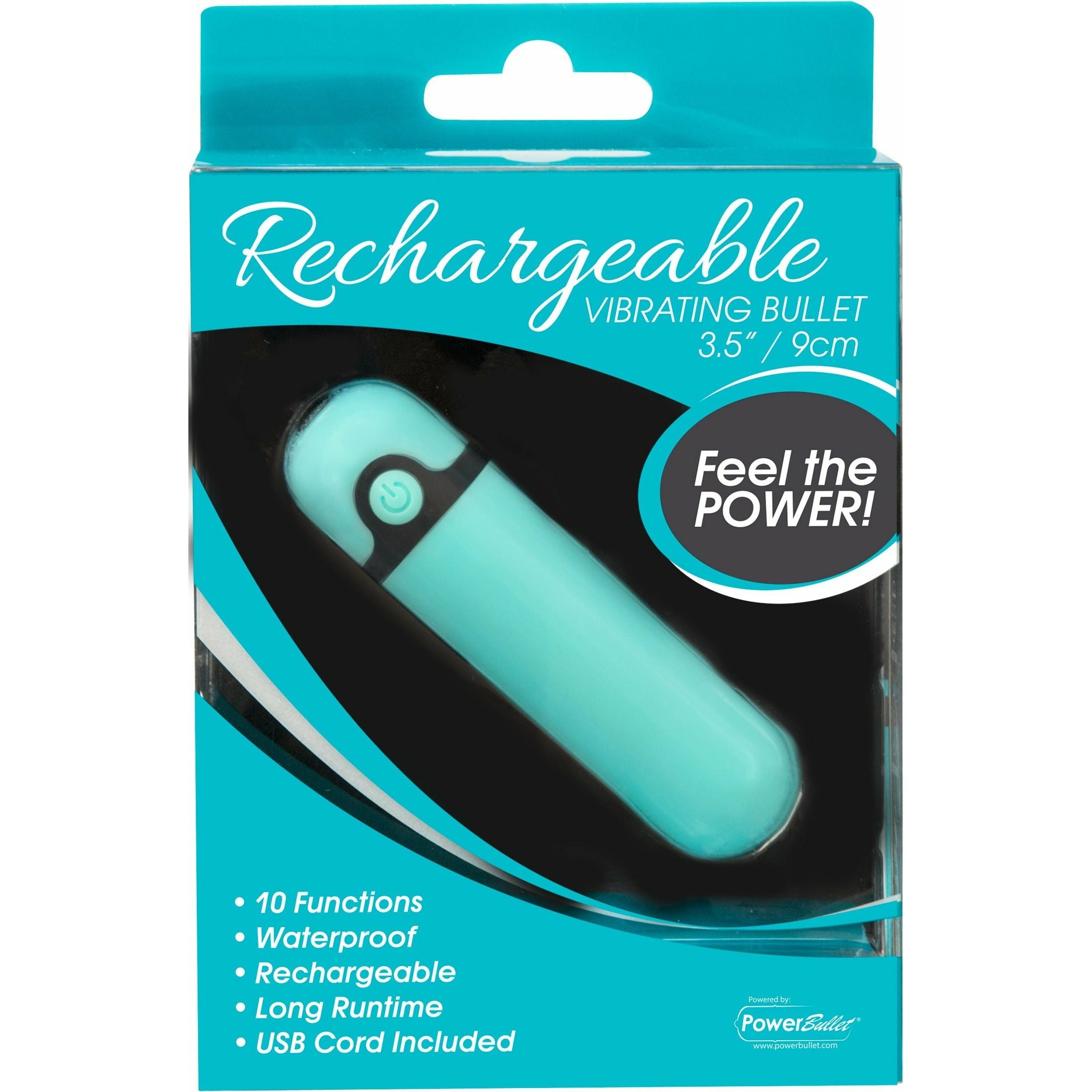 Simple & True 3.5" Bullet Vibrator - Rechargeable - Teal