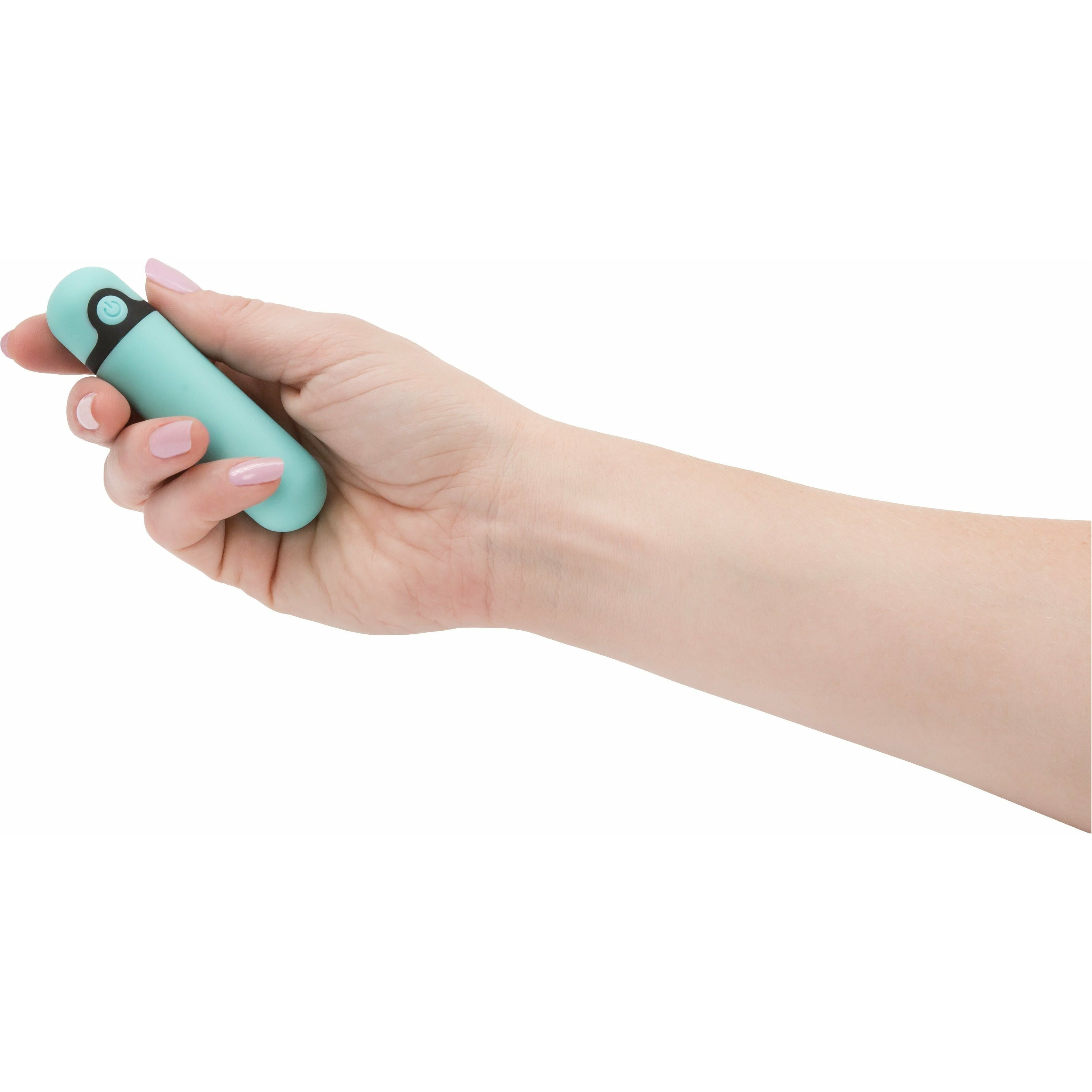 Simple & True 3.5" Bullet Vibrator - Rechargeable - Teal