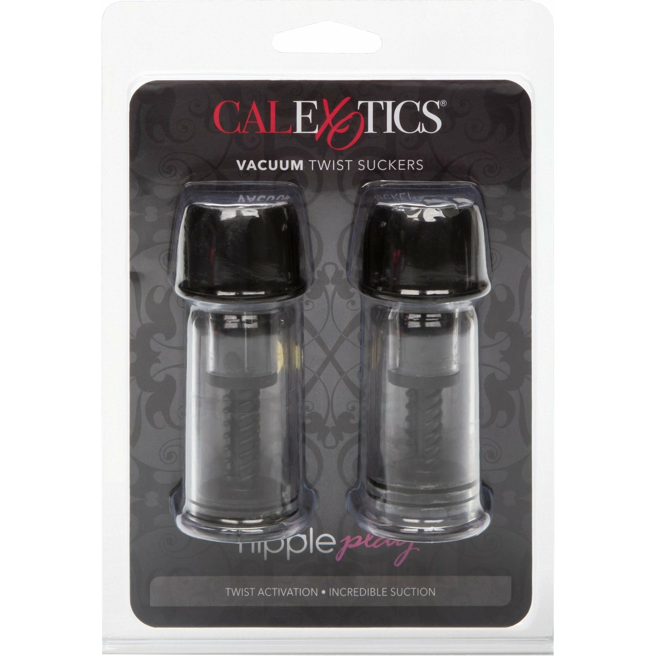 CALEXOTICS® - NIPPLE PLAY - Vacuum Twist Suckers - Black
