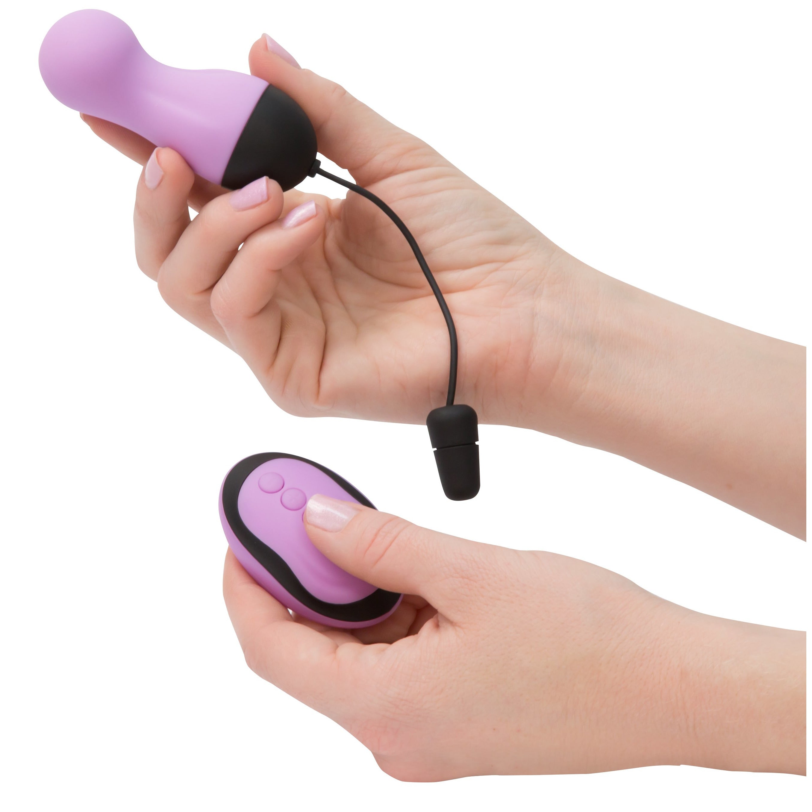 PowerBullet - Remote Control Vibrating Egg - Rechargeable - Purple