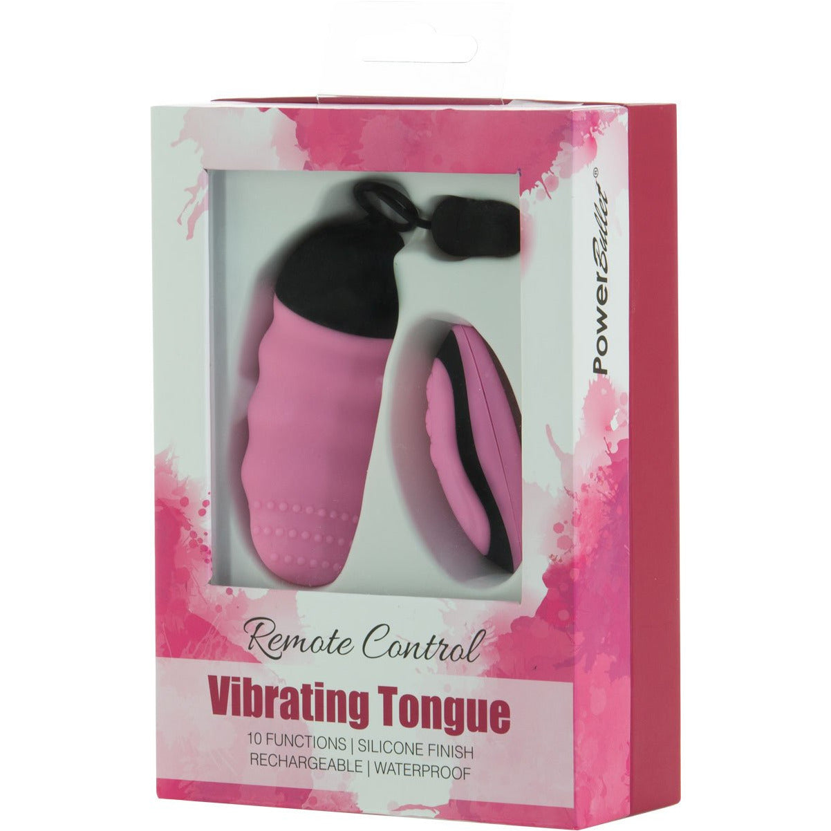 PowerBullet - Remote Control Vibrating Tongue - Rechargeable - Pink