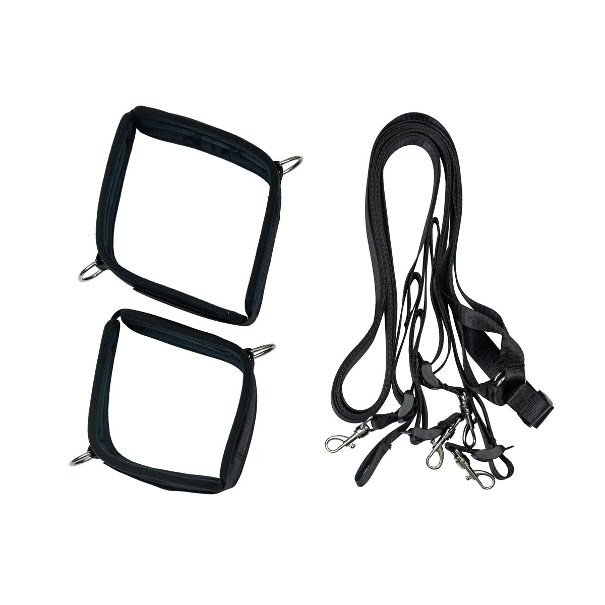 Punishment - 5-Piece Bed Restraint Kit - Black