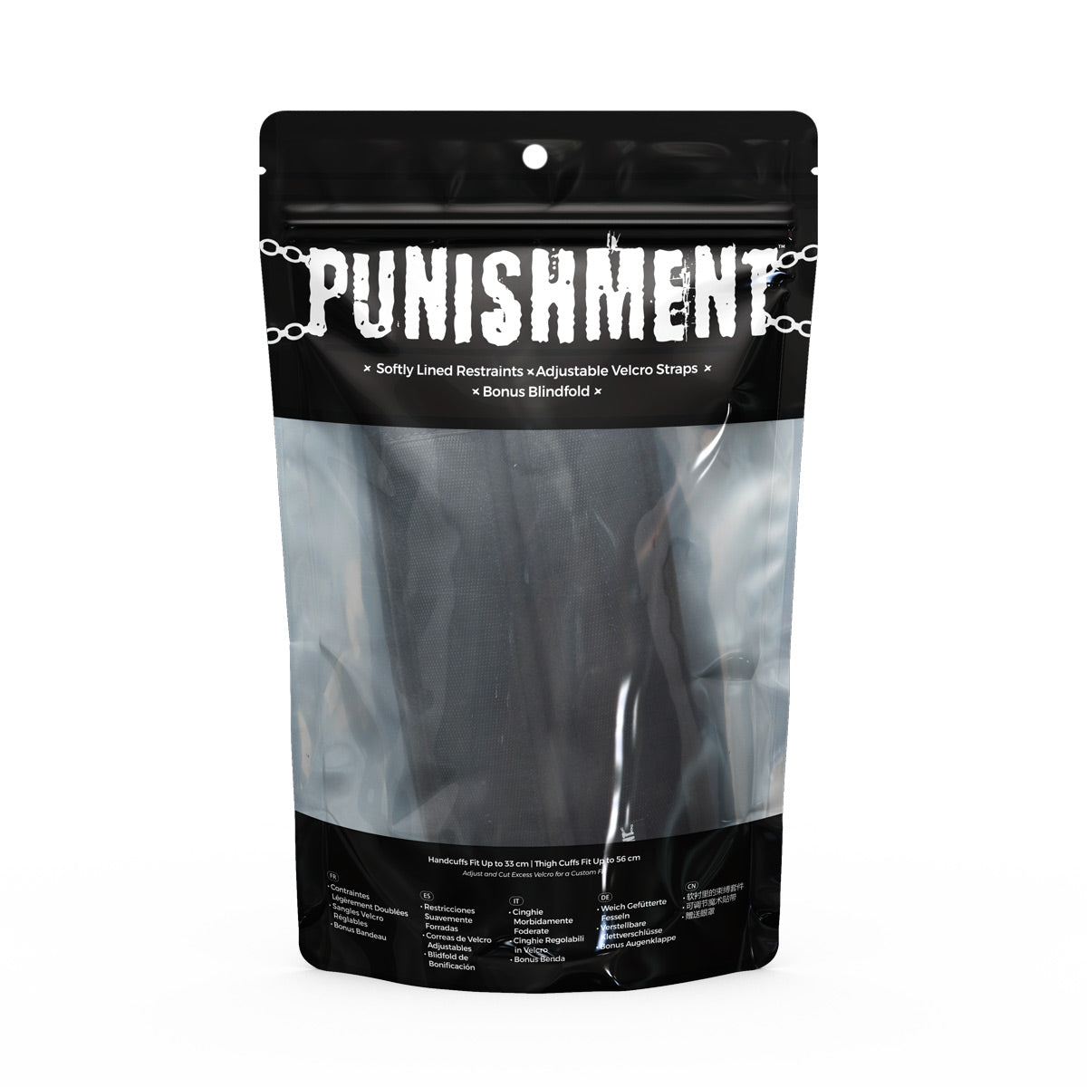 Punition - Contraintes Cuisse-Poignet - Noir