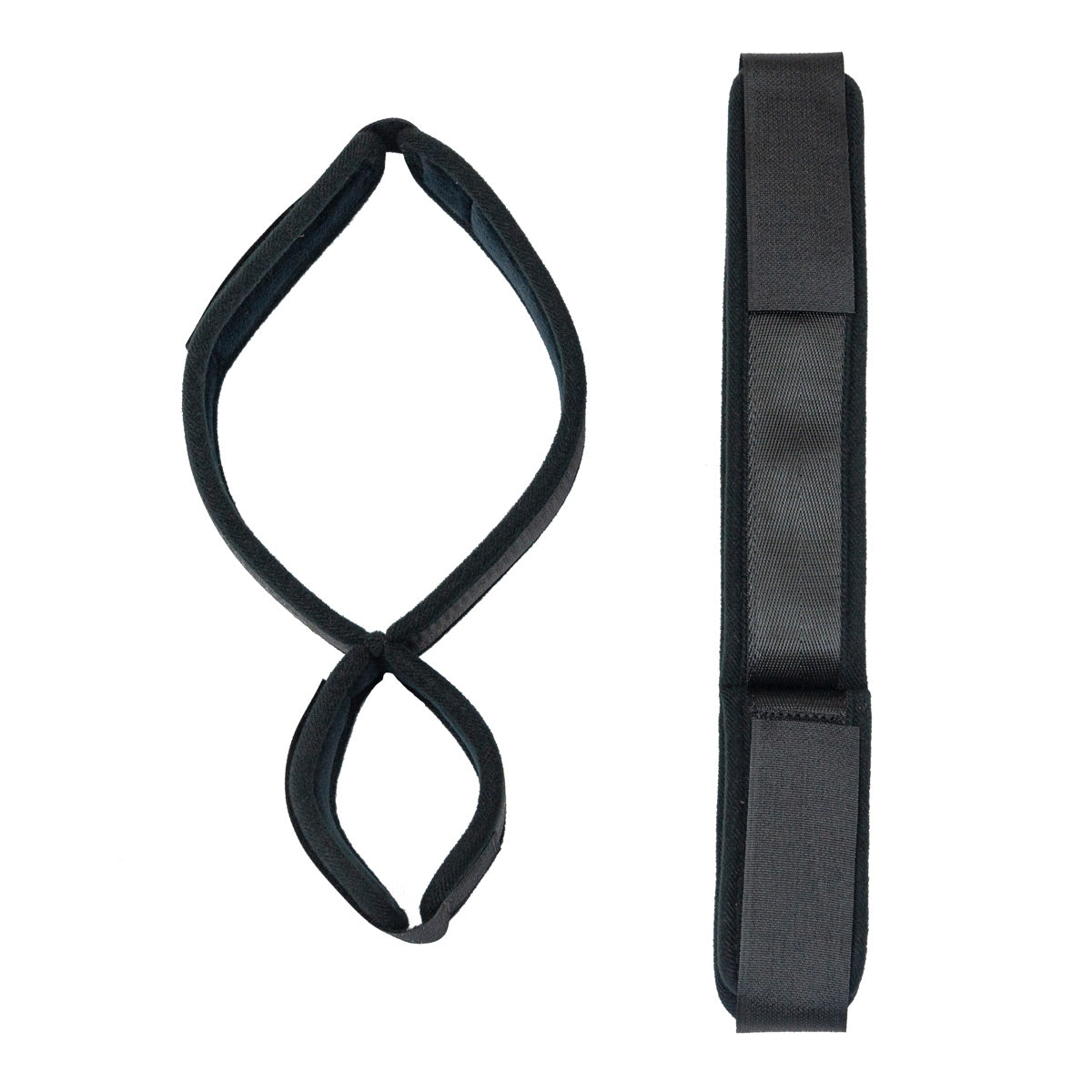 Punishment - Thigh to Wrist Restraints - Black