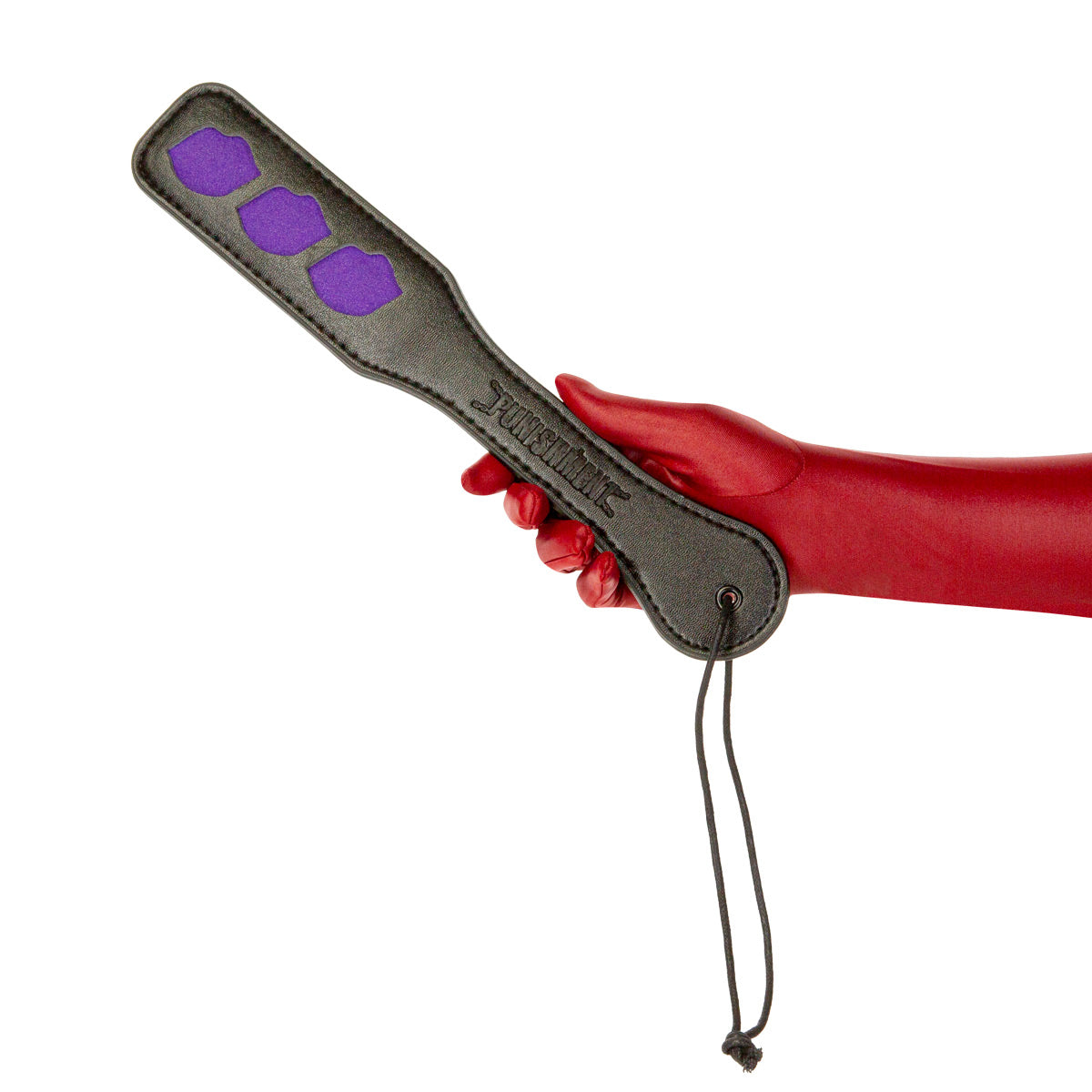 Punishment - Purple Lips Paddle - Black