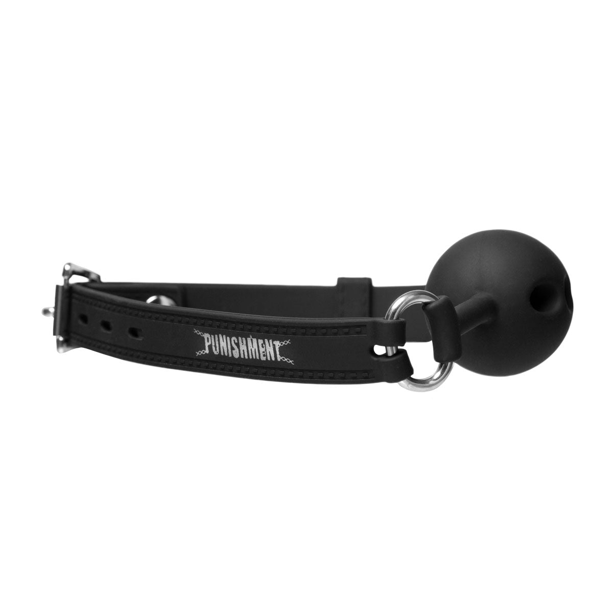 Punition - Bâillon boule en silicone - Noir