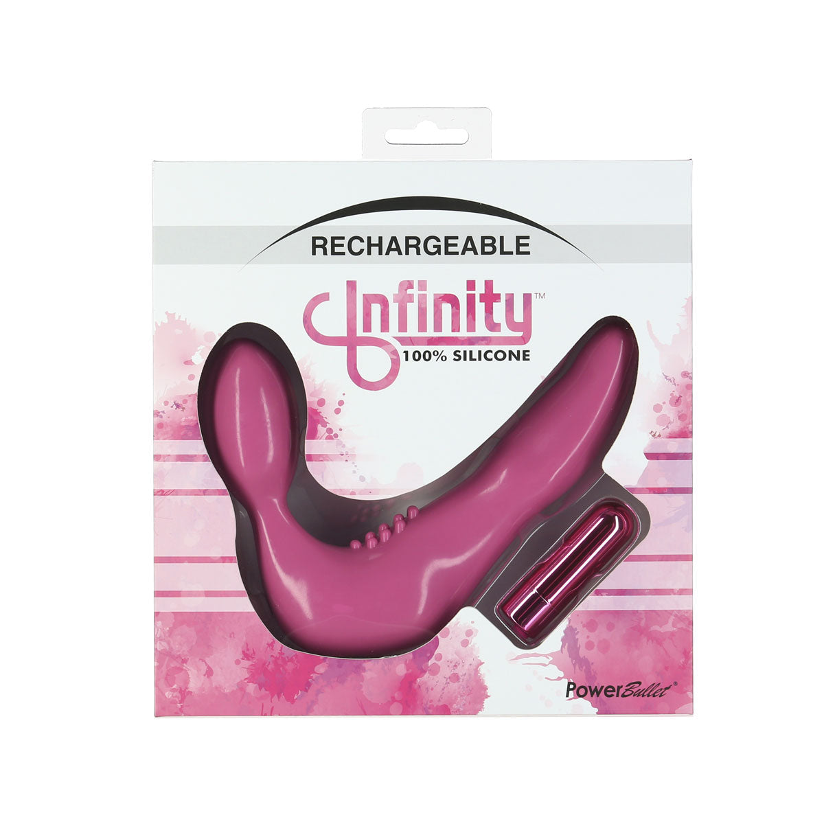 Infinity - Godemichet sans lanière rechargeable - Rose
