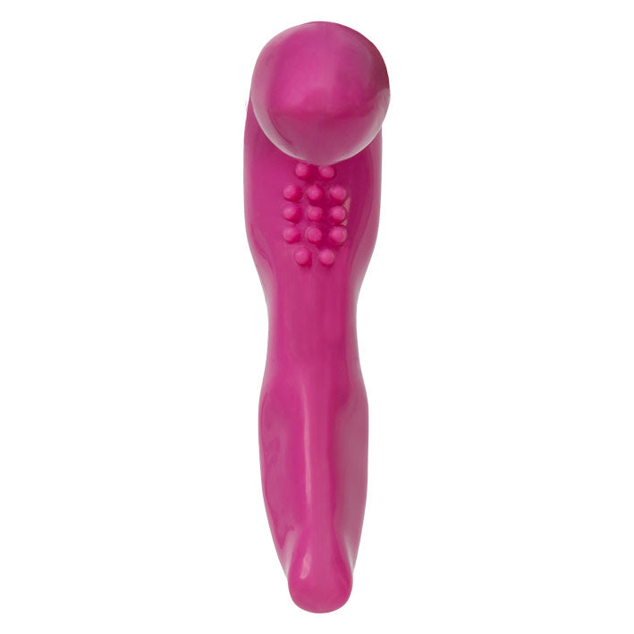 Pure Love® - Godemichet Ventouse Sans Bretelles en Silicone avec Balle Vibrante – Rose