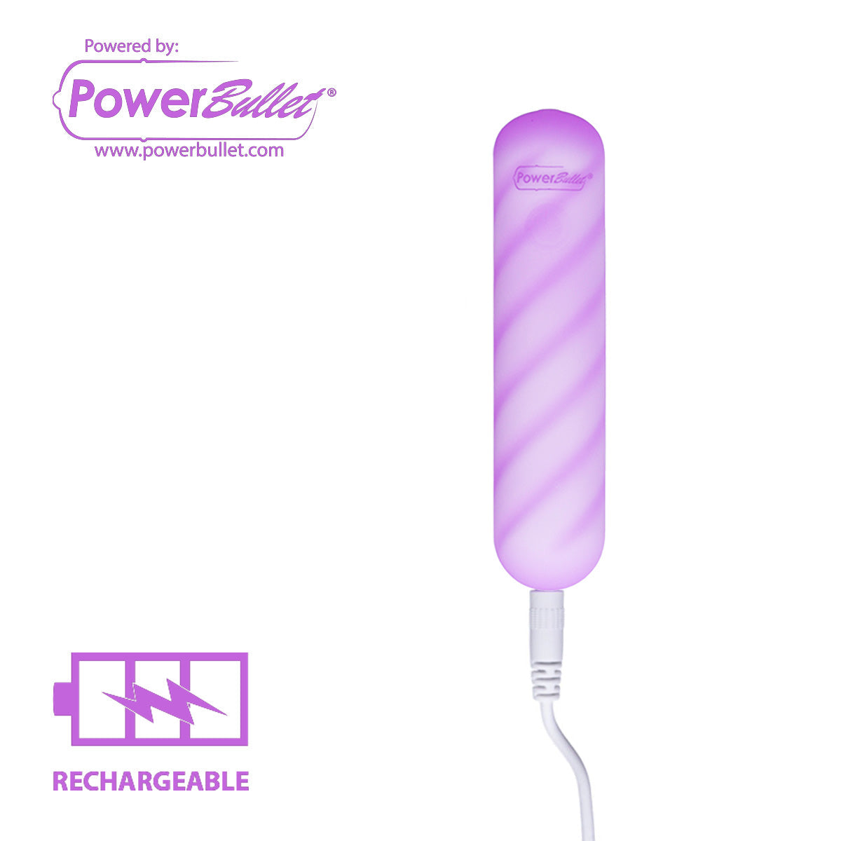 SOFTies - Dual Silicone Body Vibe - 4" - Purple
