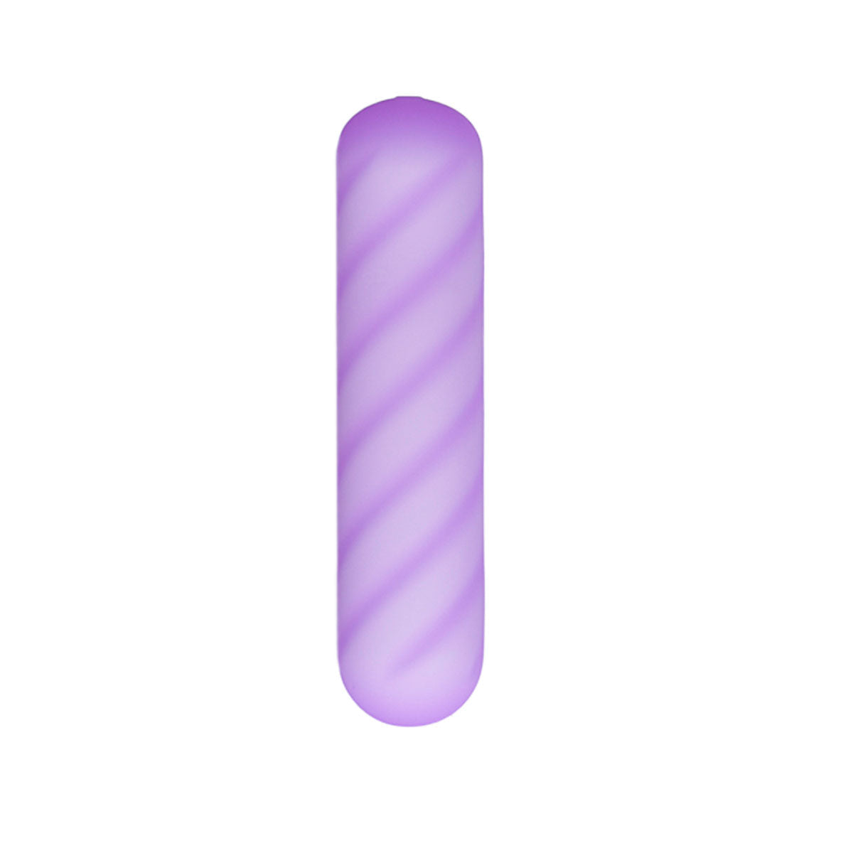 Vibromasseur double en silicone souple 4" – Violet
