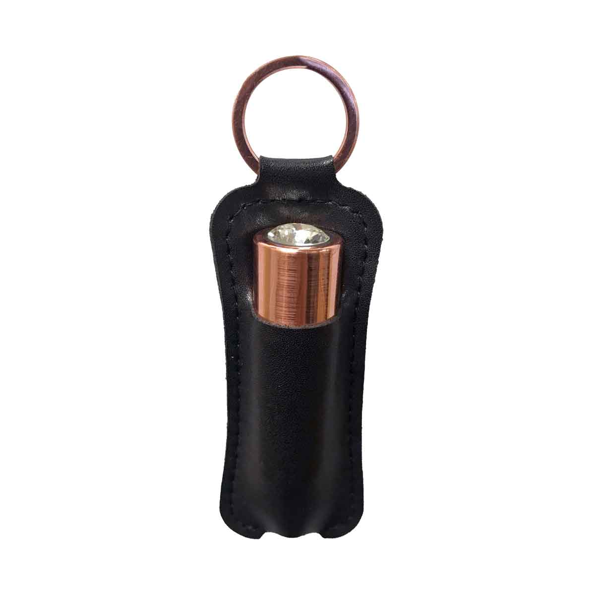 BMS - First-Class Bullet - Vibromasseur Balle 2,5" avec Pochette Porte-clés - Or Rose