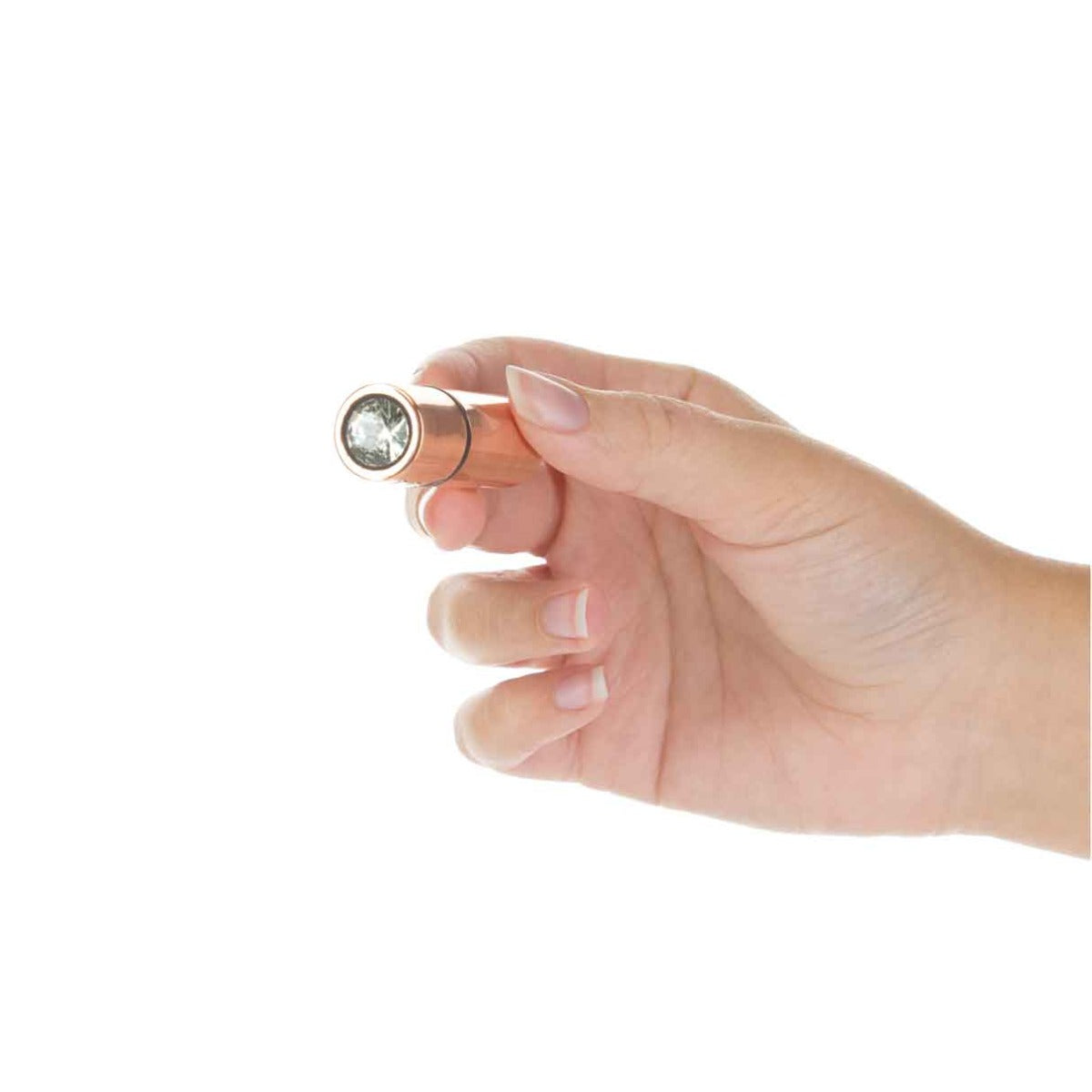 BMS - First-Class Bullet - 2.5" Bullet Vibrator with Key Chain Pouch - Rose Gold