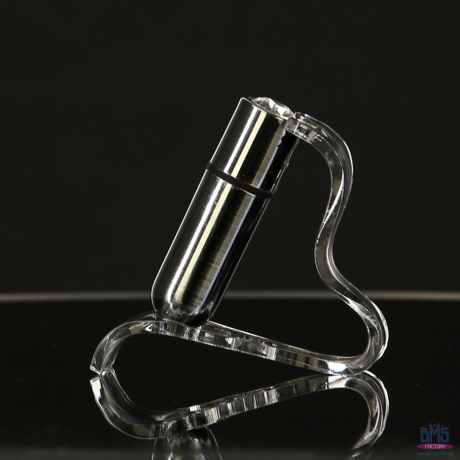BMS - Balle de première classe - Vibromasseur Balle 2,5" - Argent