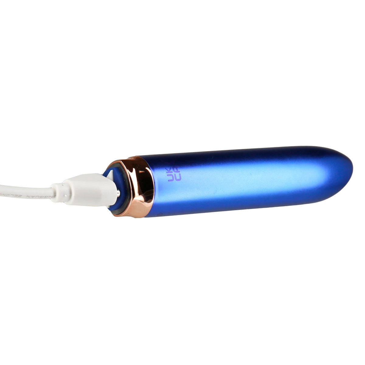 Swan - Vibrateur à balles maximales + manchette confortable en silicone - Bleu