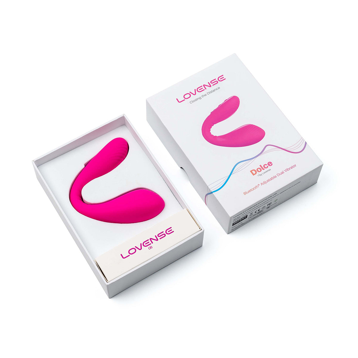 Lovense - Dolce Bluetooth Adjustable Dual Vibrator