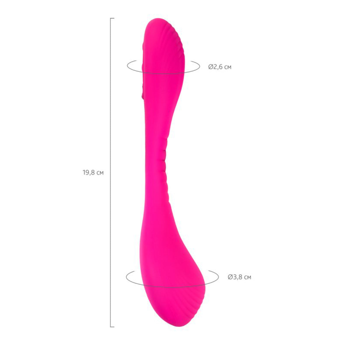Lovense - Dolce Bluetooth Adjustable Dual Vibrator
