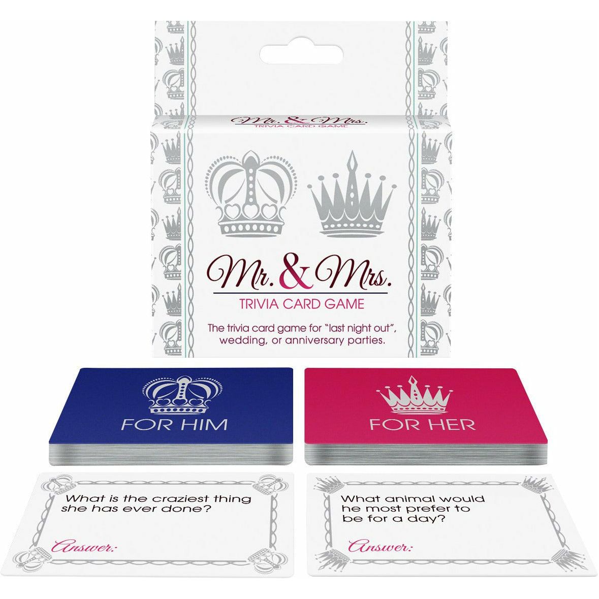 Jeu de cartes questions-réponses Monsieur et Madame de Kheper Games