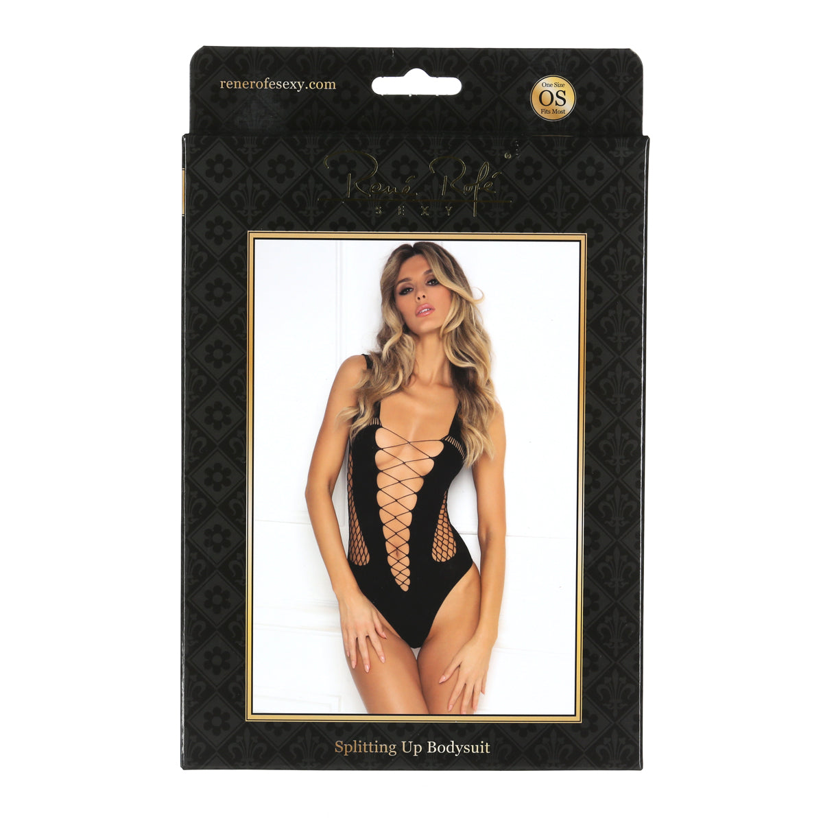 Body fendu sexy Rene Rofe – Taille unique