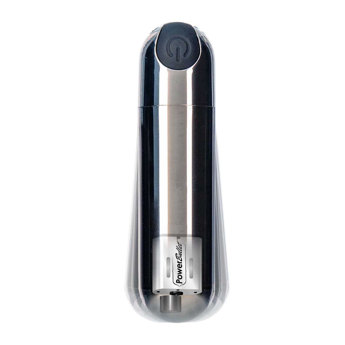 Pure Love® - Balle vibrante rechargeable – 7,6 cm – Gunmetal