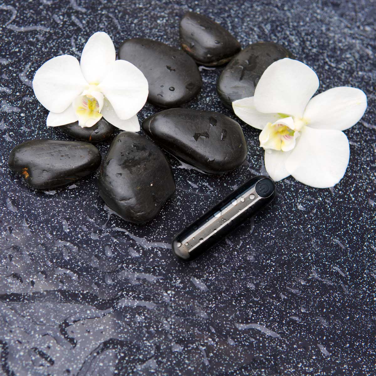 Pure Love® - Balle vibrante rechargeable – 7,6 cm – Gunmetal