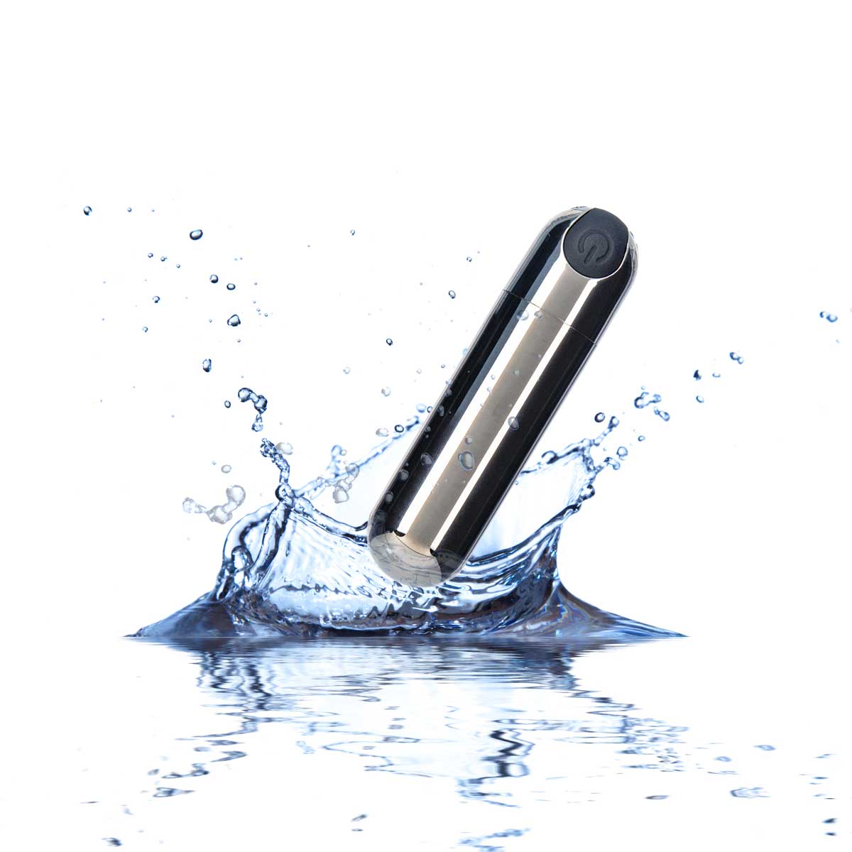 Pure Love® - Balle vibrante rechargeable – 7,6 cm – Gunmetal