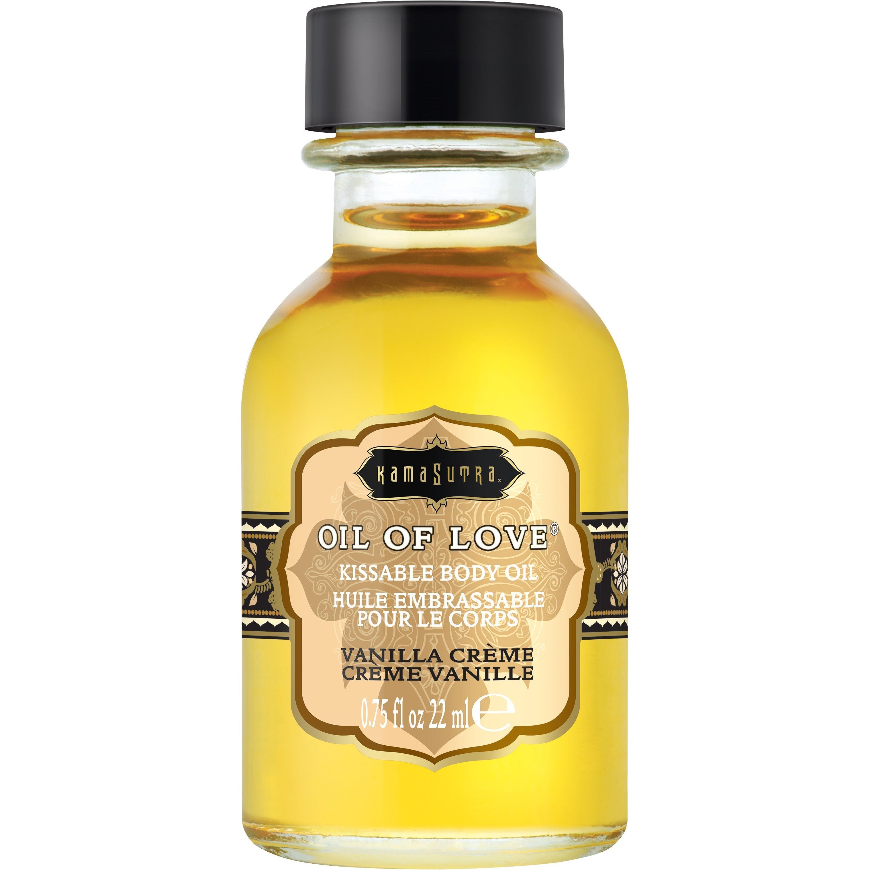 Kama Sutra Huile d'Amour - Huile corporelle à embrasser - Vanille - 22 ml / 0,75oz