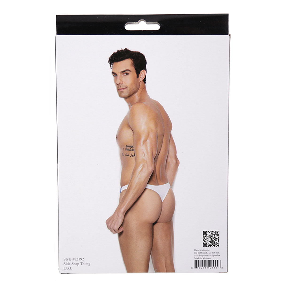 Elegant Moments – The Vivace Collection Raah – USA Flag Side Snap Thong – L/XL