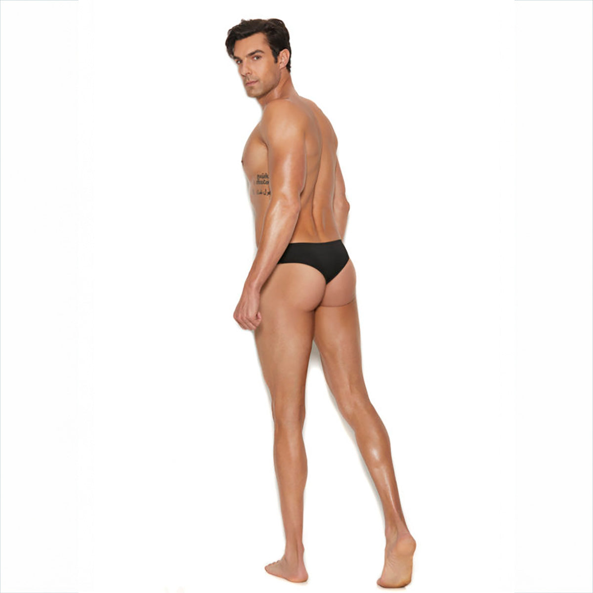 Elegant Moments – The Vivace Collection Raah – Thong Back Brief – Black – L/XL