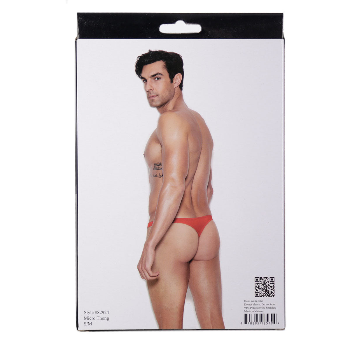 Elegant Moments - Collection Vivace Raah – String micro pour homme - Rouge S/M