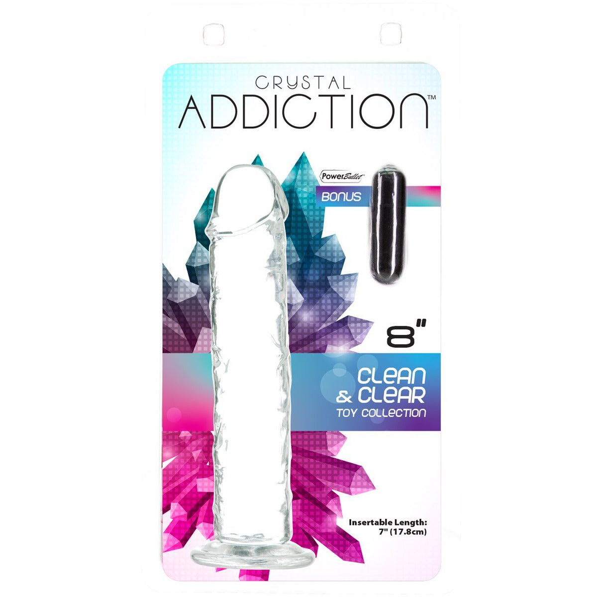 Addiction - Crystal Addiction Vertical Dong 8"