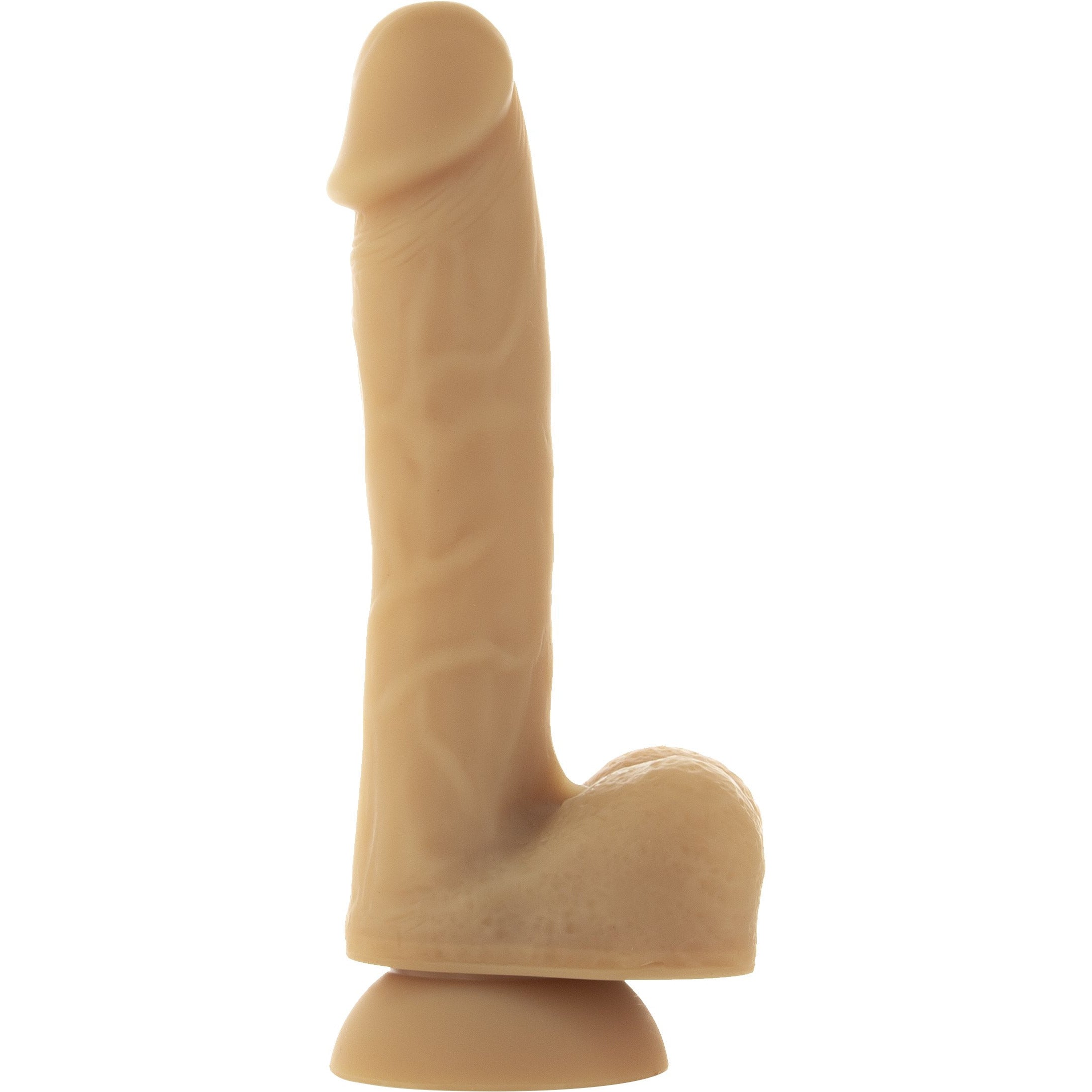 Addiction Bendable 8" Dong - Andrew - Caramel with FREE Bullet Vibrator