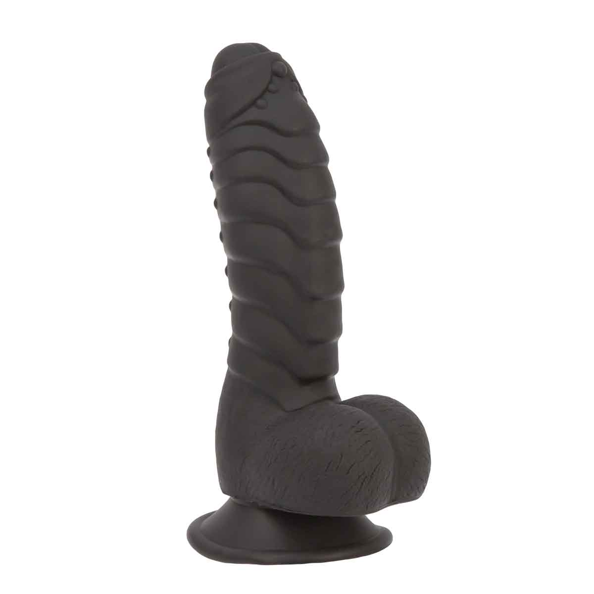 Addiction - Ben 7" Dildo With Balls - Black
