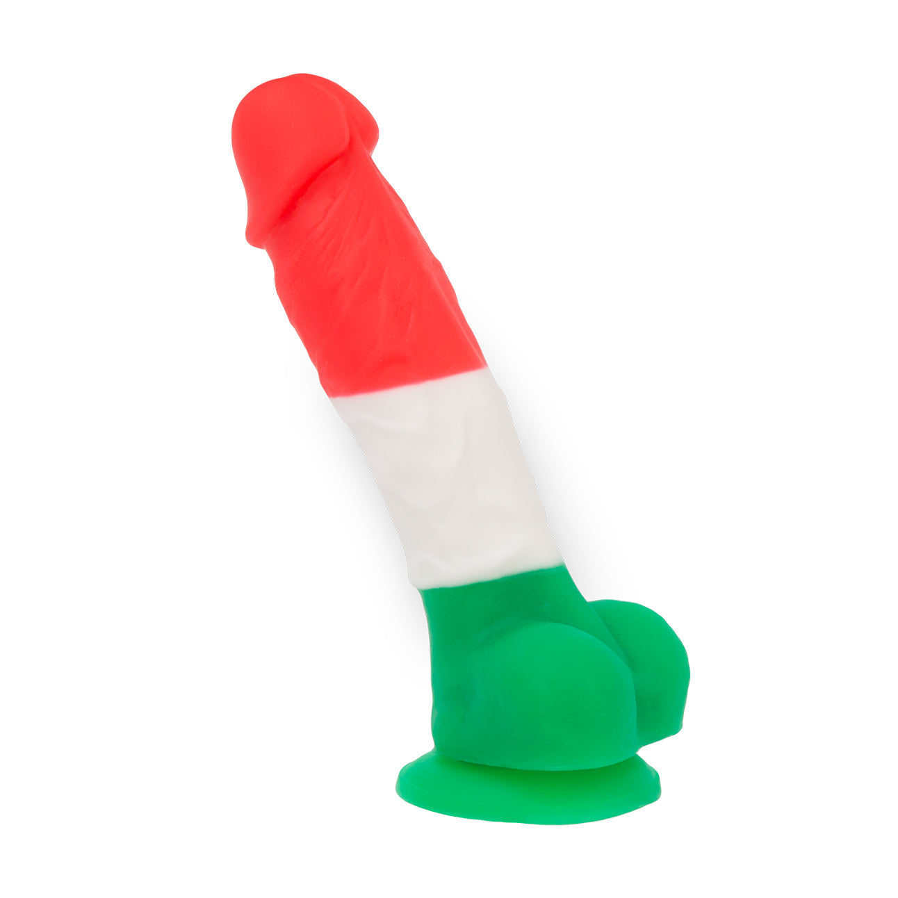 Pure Love® - Godemichet réaliste tricolore avec base à ventouse – 17,8 cm