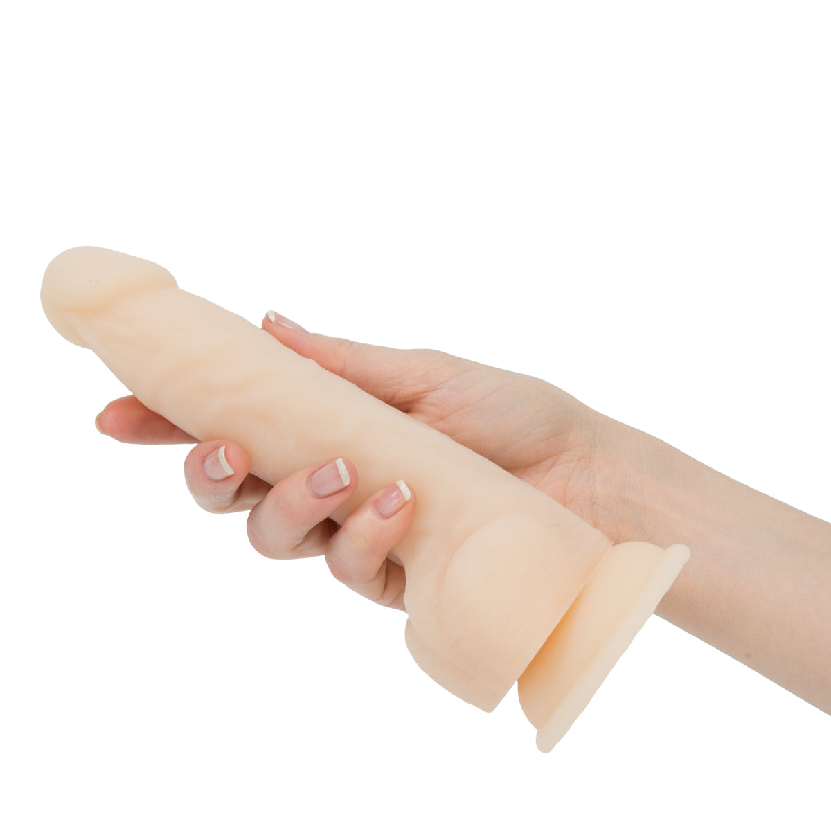 NAKED ADDICTION - Silicone Dual Density Dildo - 8"
