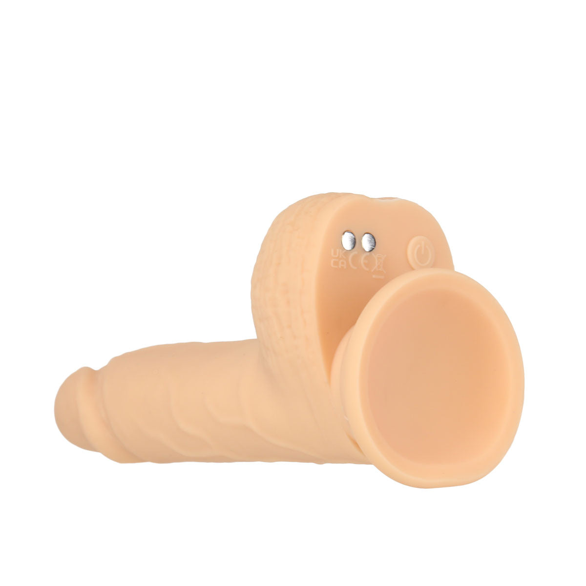 Naked Addiction - Godemichet propulseur de 6,5 po avec télécommande - Vanille