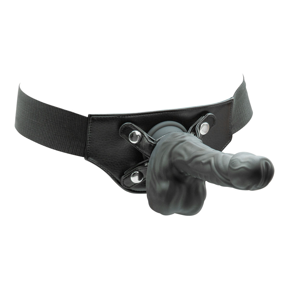 NAKED ADDICTION - Rotating, & Vibrating Thrusting Silicone Dong with Remote - 8.6" - Noir