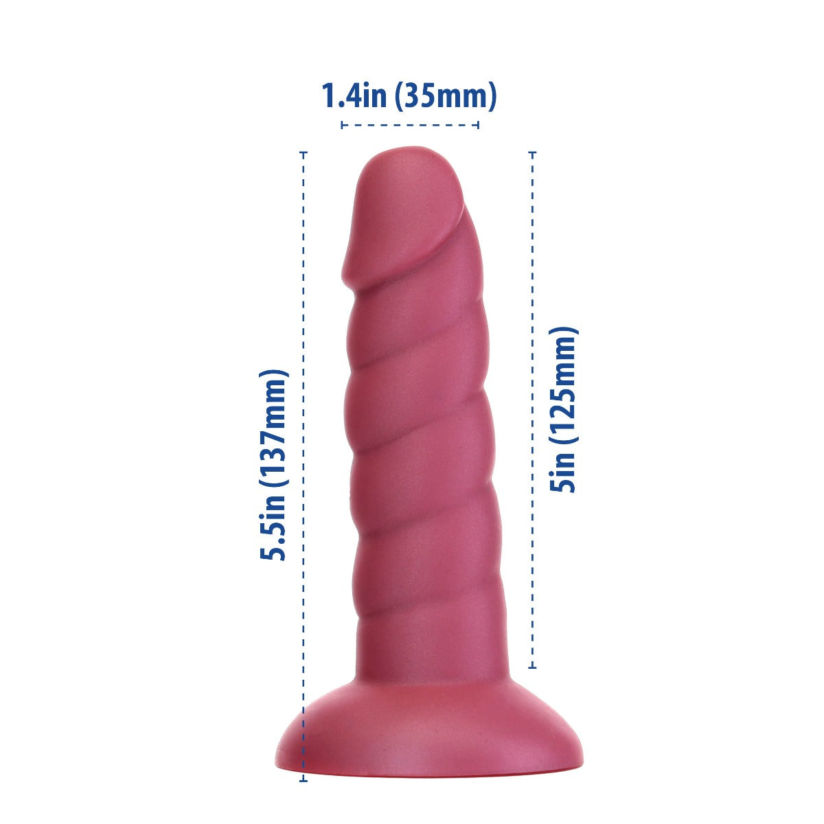 Addiction Fantasy - Unicorn Dildo - 5.5" - Pink