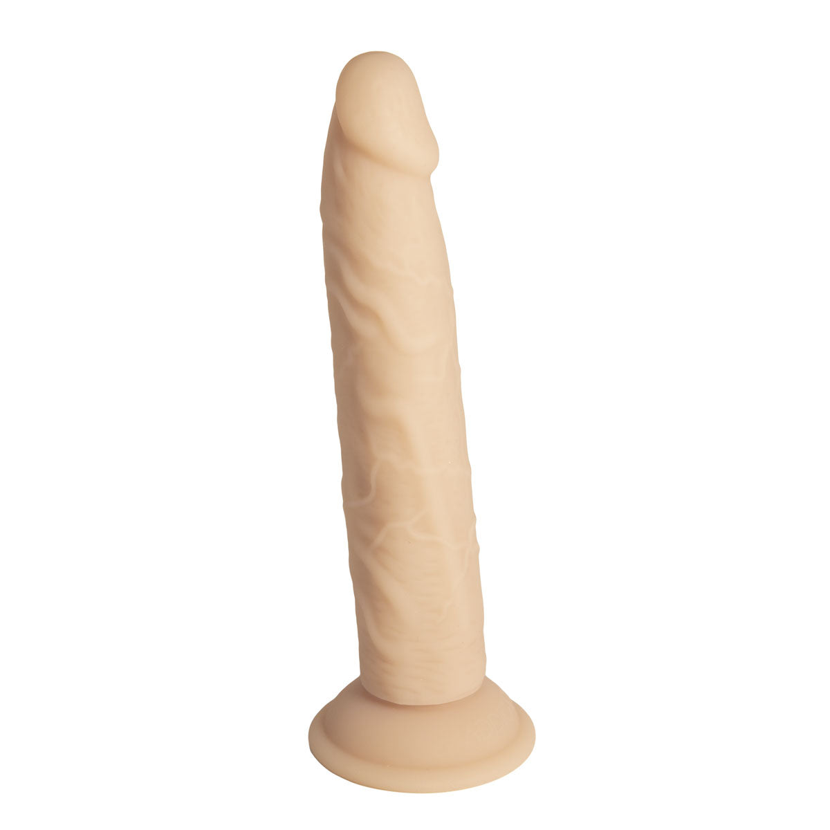Naked Addiction - Godemichet courbé double densité en silicone de 23 cm - Vanille