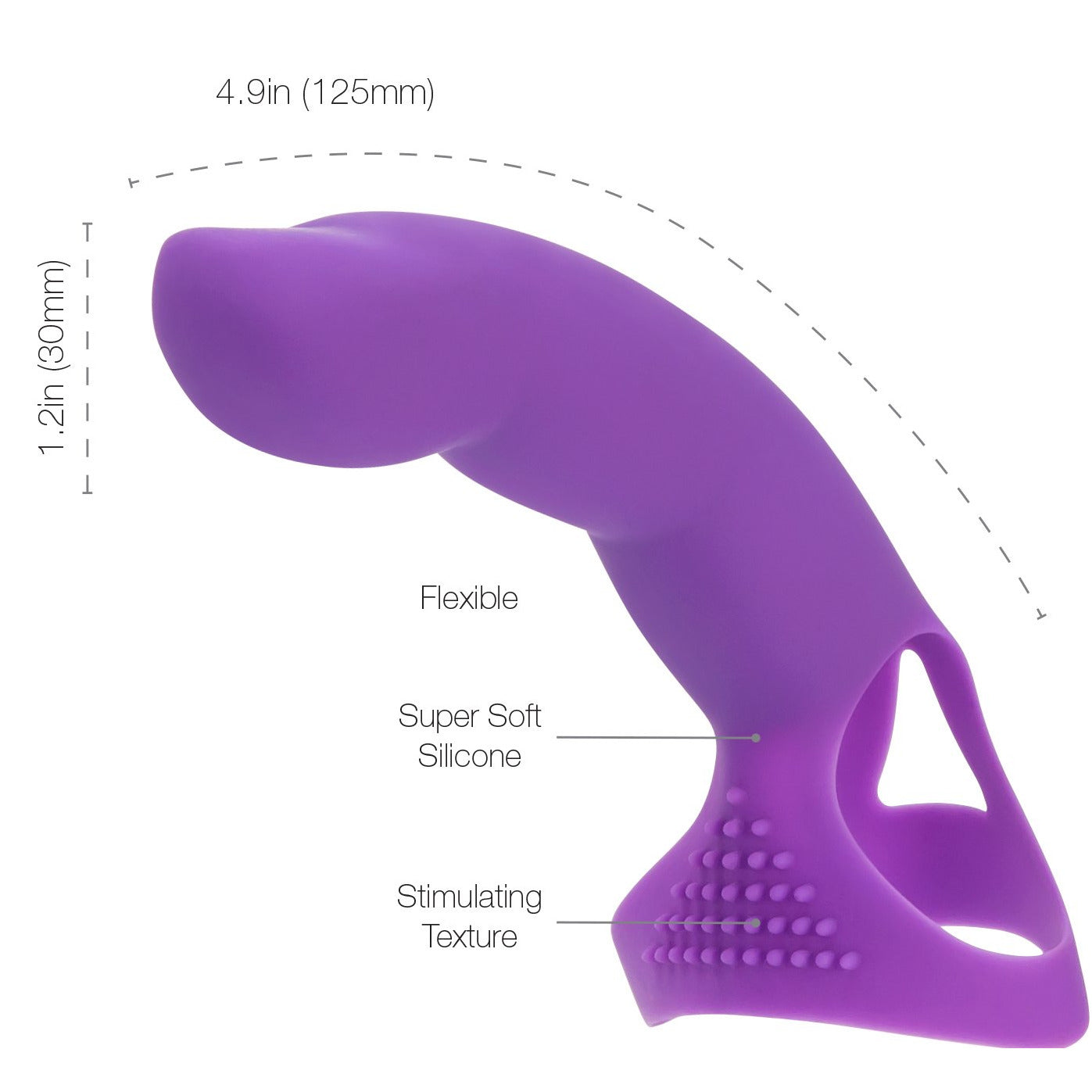 Simple & True - Doigt vibrant Extra Touch - Violet