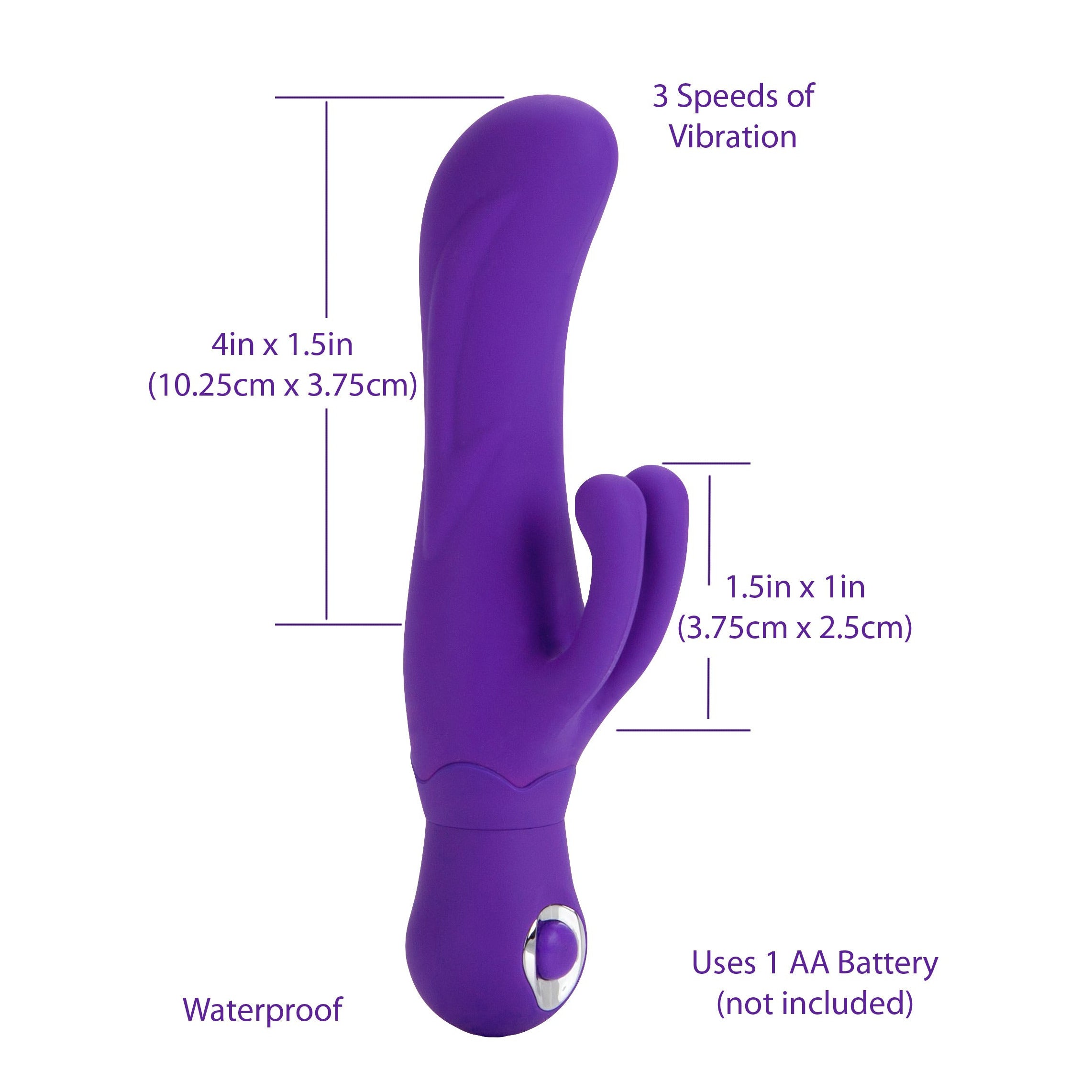 CALEXOTICS® - Silicone Double Dancer Vibe - Purple