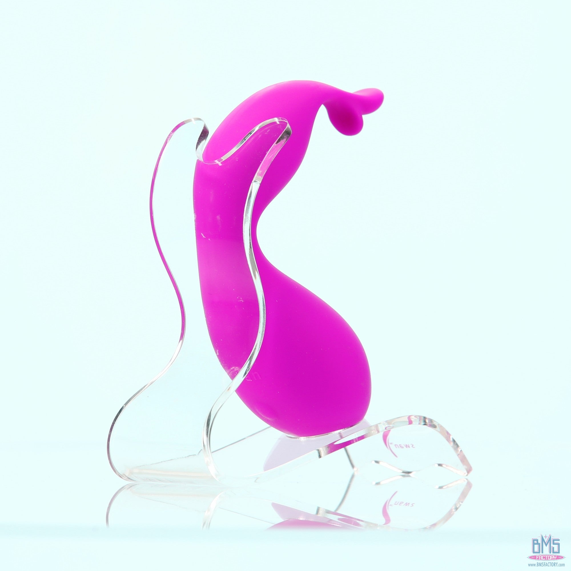 Swan - Kiss - Squeeze Control Clitoral Stimulator - Rechargeable - Pink