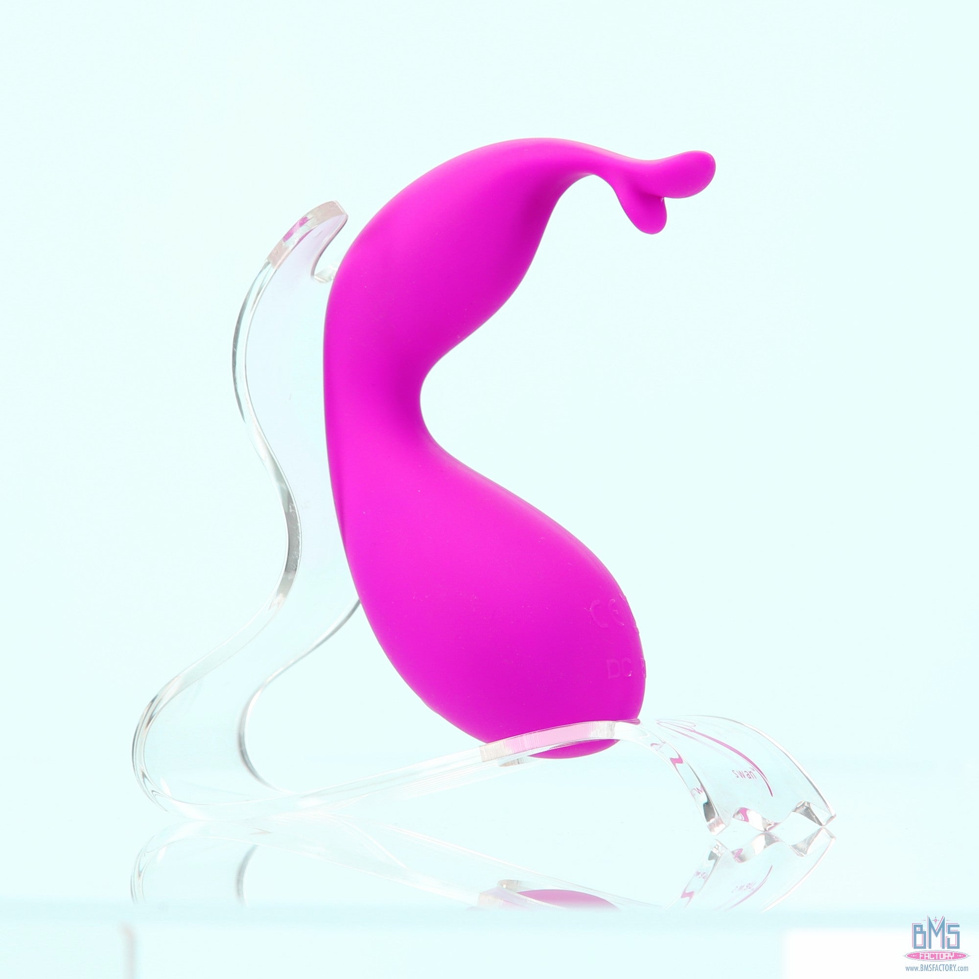 Swan - Kiss - Squeeze Control Clitoral Stimulator - Rechargeable - Pink