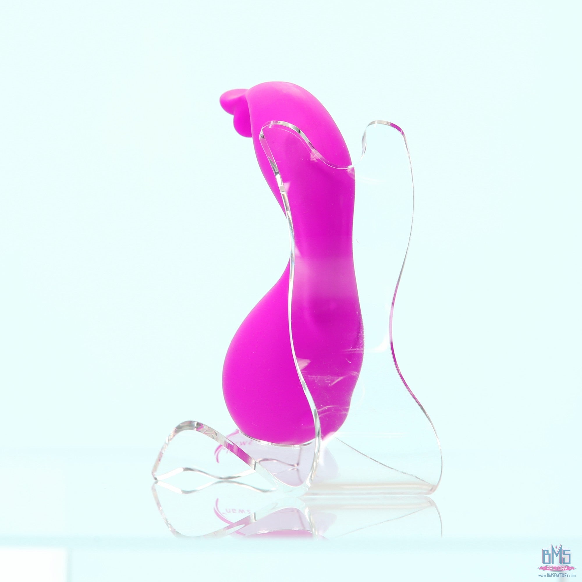 Swan - Kiss - Squeeze Control Clitoral Stimulator - Rechargeable - Pink