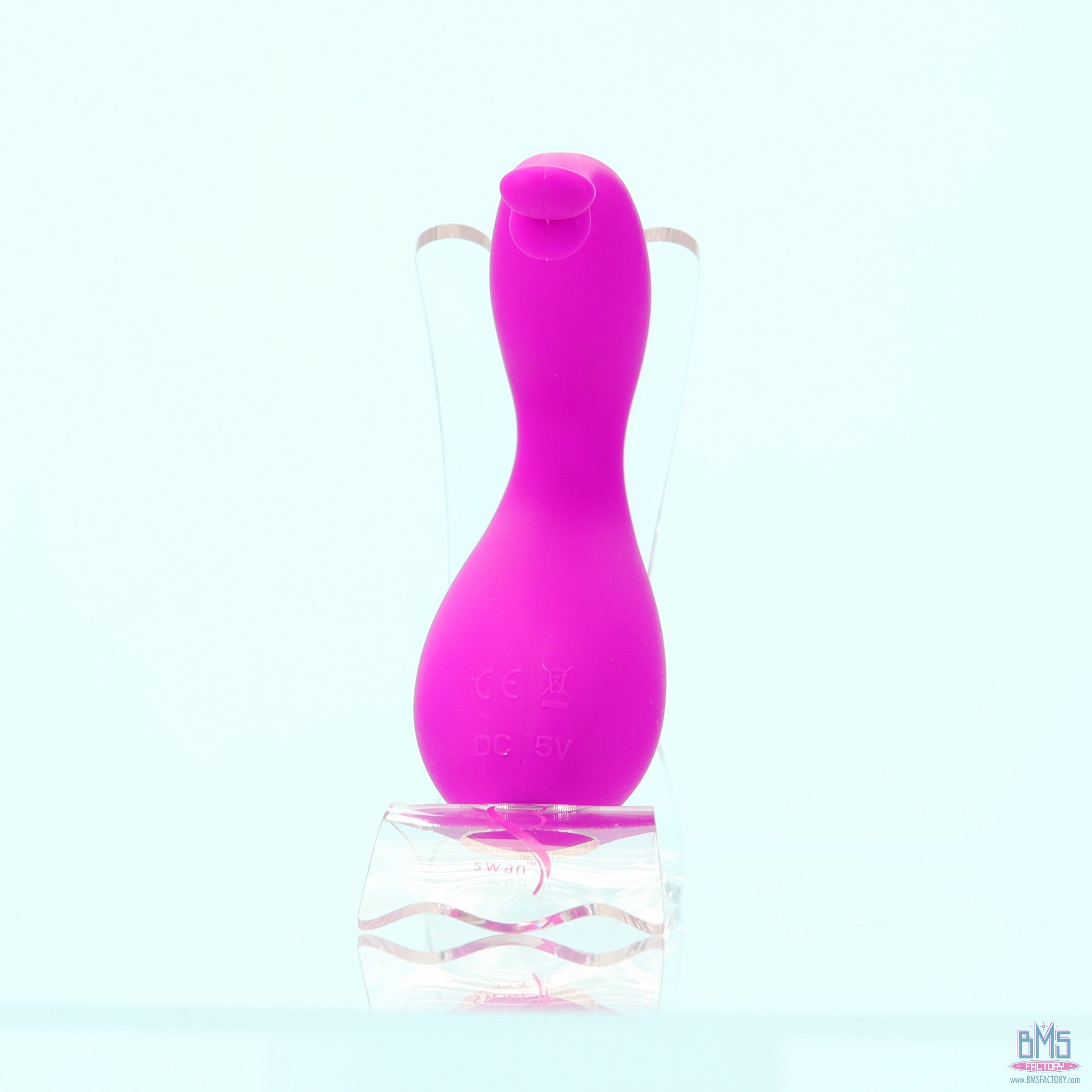 Swan - Kiss - Squeeze Control Clitoral Stimulator - Rechargeable - Pink