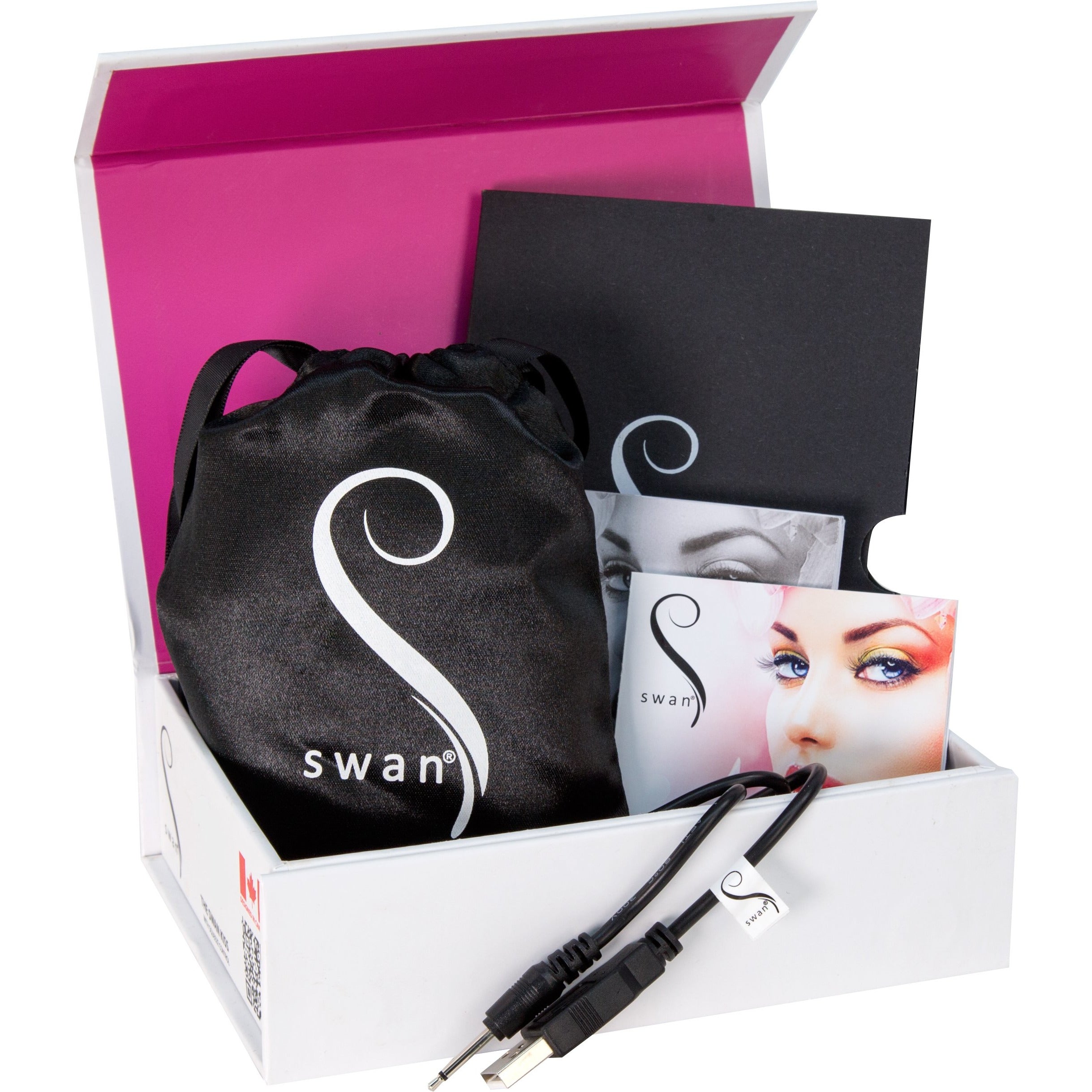 Swan - Kiss - Squeeze Control Clitoral Stimulator - Rechargeable - Pink