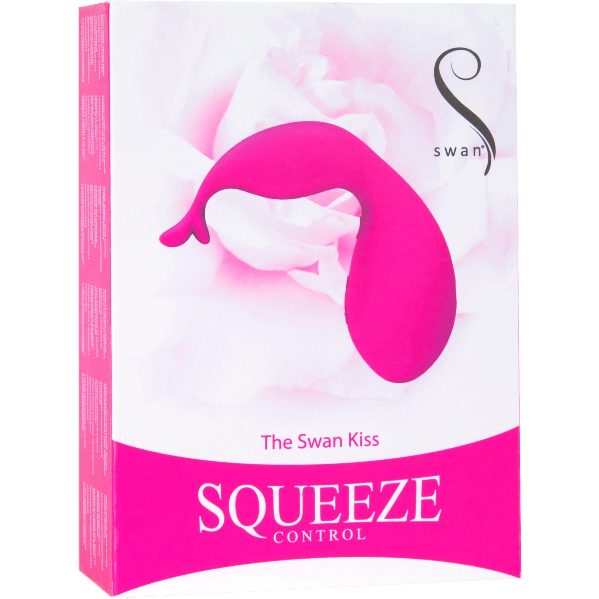 Swan - Kiss - Squeeze Control Clitoral Stimulator - Rechargeable - Pink