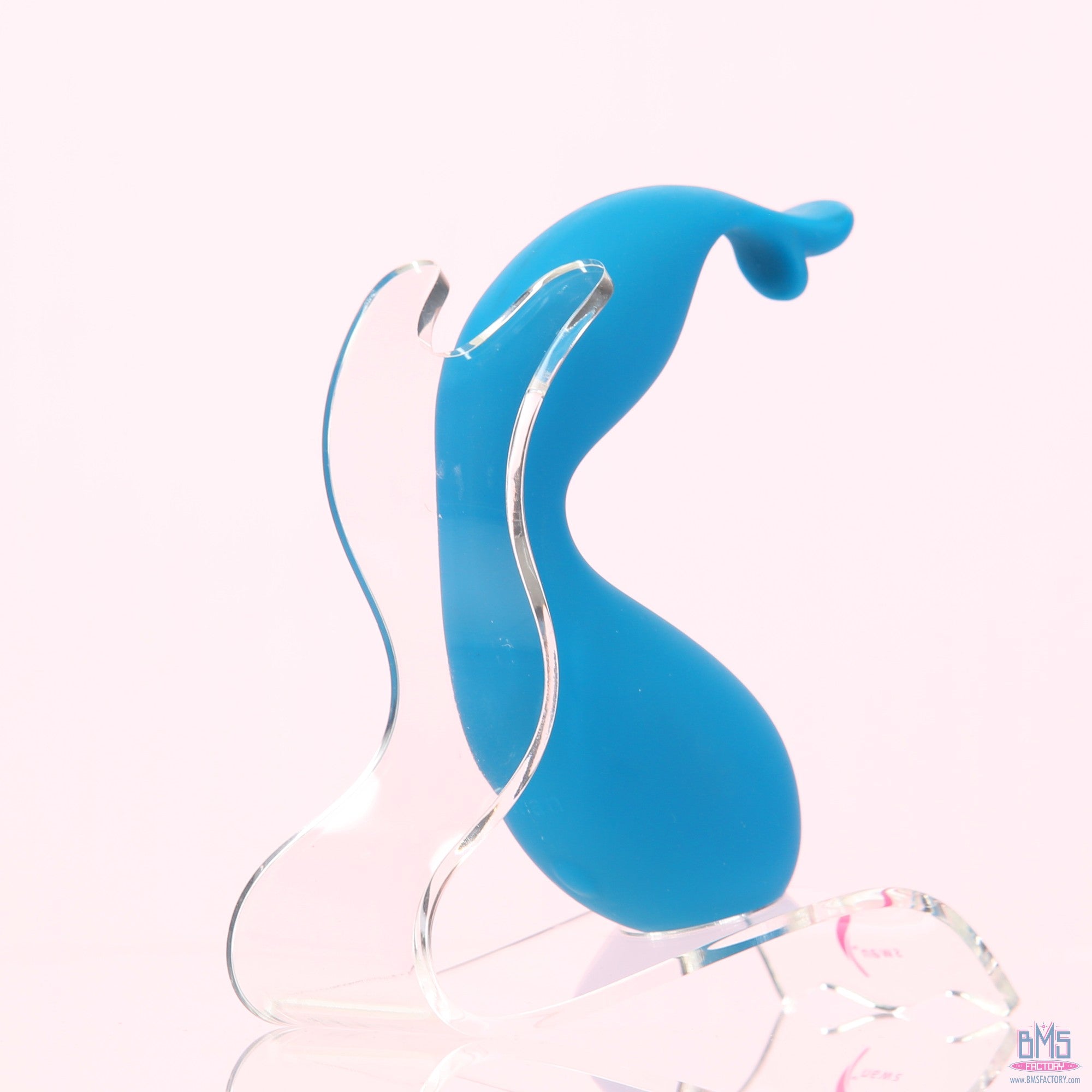 Swan - Kiss - Squeeze Control Clitoral Stimulator - Rechargeable - Teal