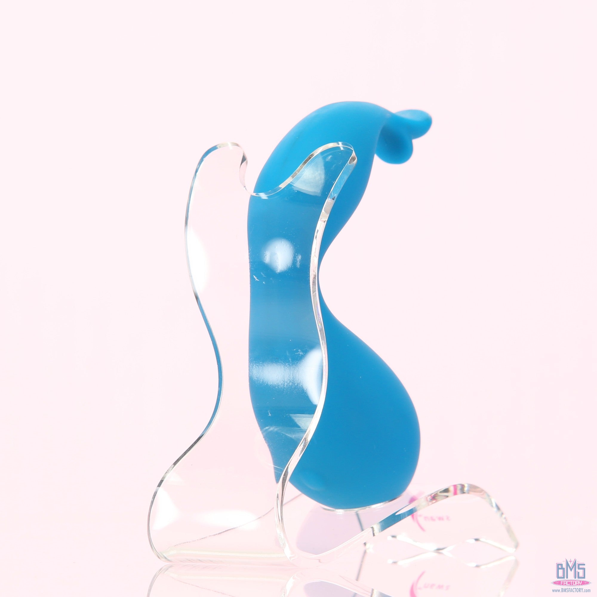 Swan - Kiss - Squeeze Control Clitoral Stimulator - Rechargeable - Teal